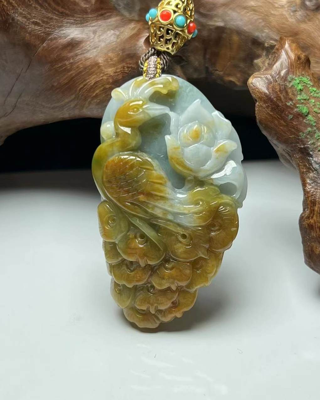 凤穿牡丹