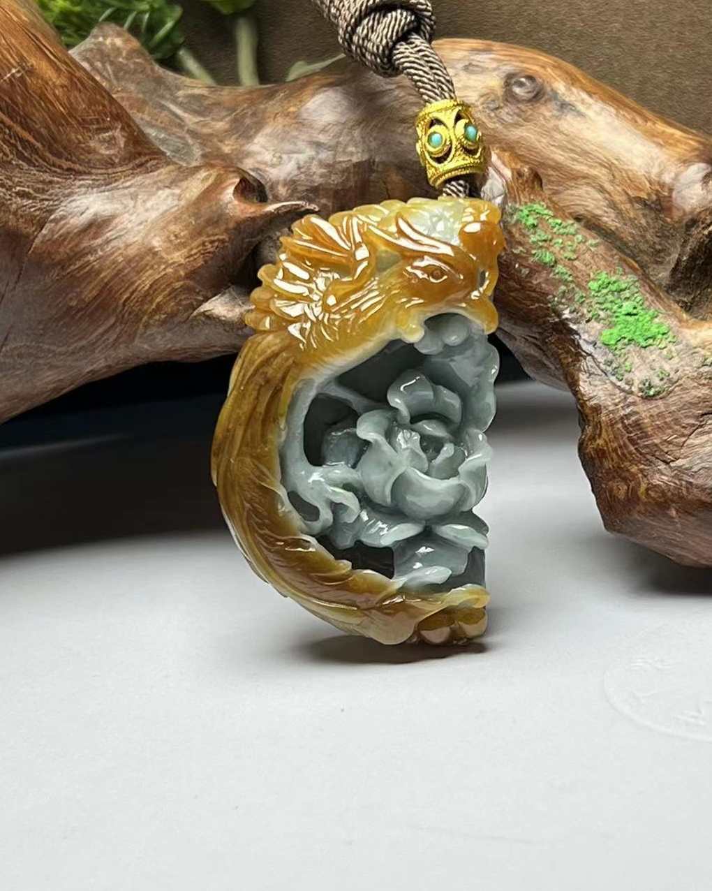 凤穿牡丹