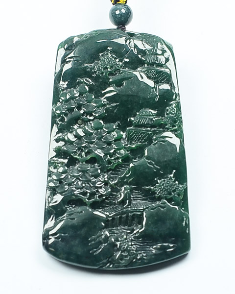 翠绿青山