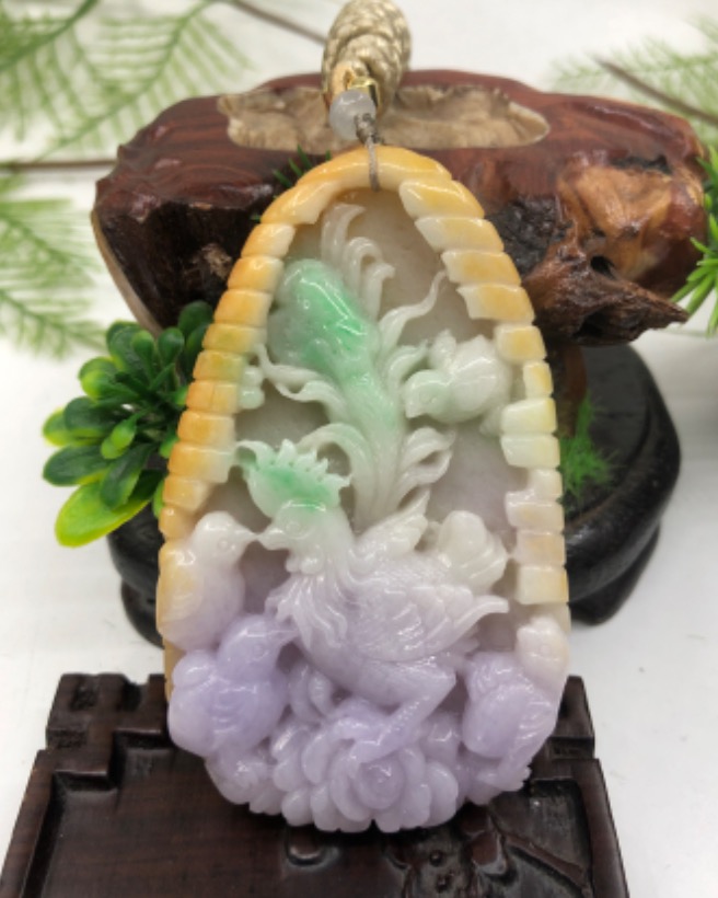 凤穿牡丹