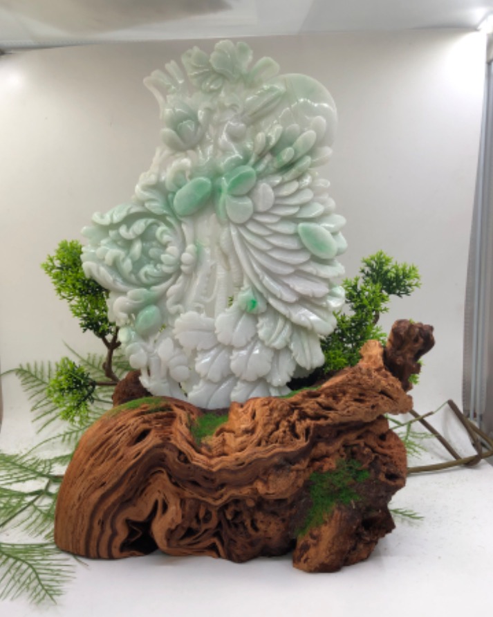 凤穿牡丹