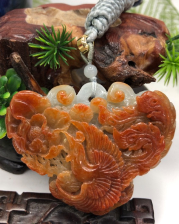 凤穿牡丹