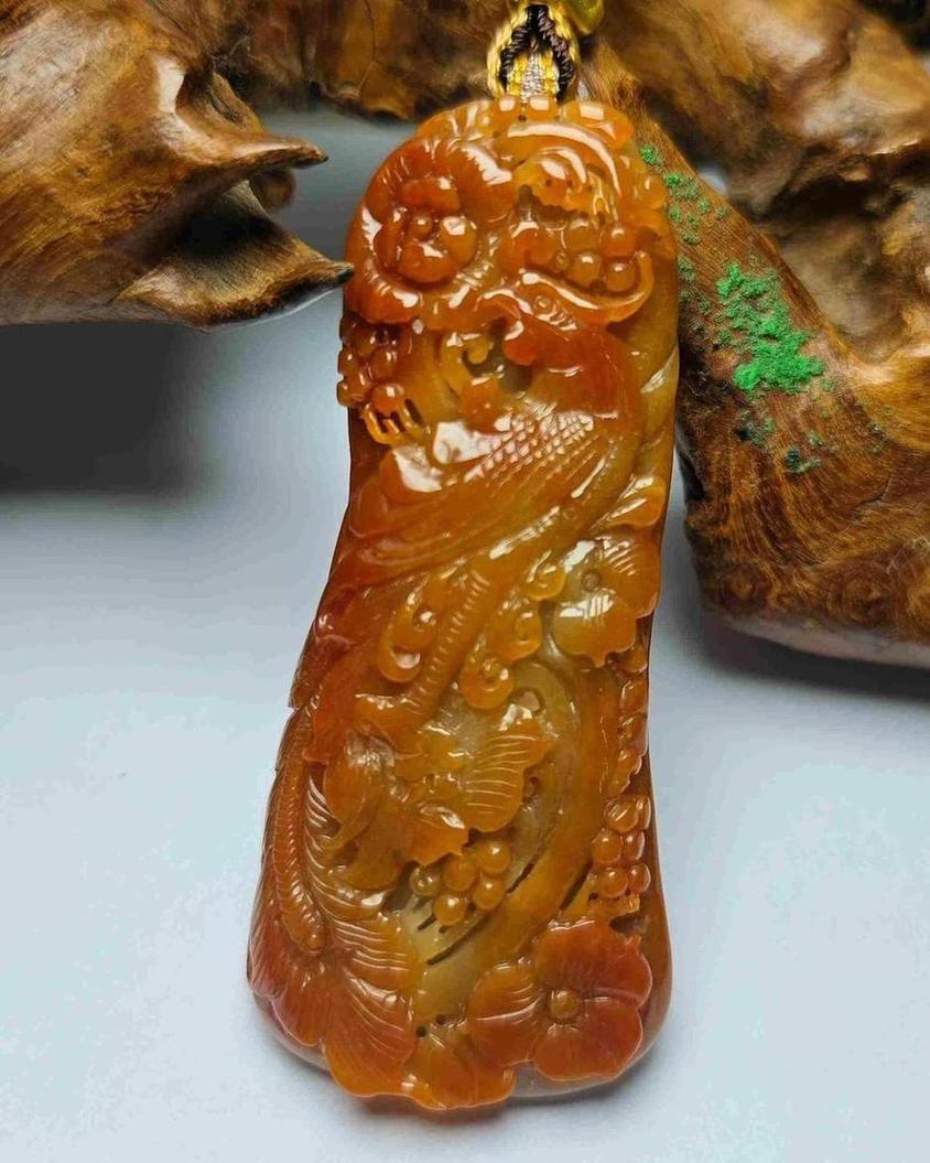 凤穿牡丹