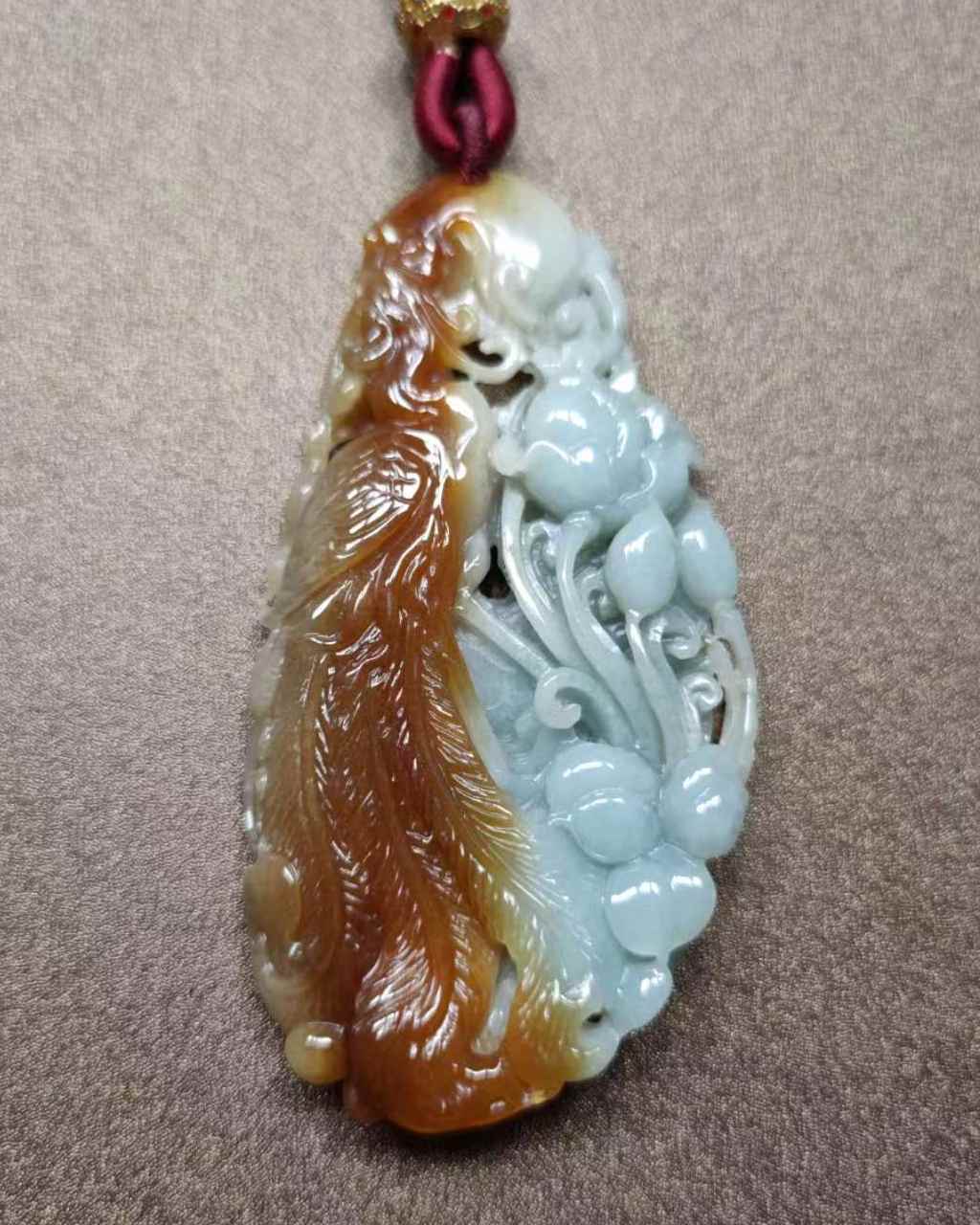 凤穿牡丹